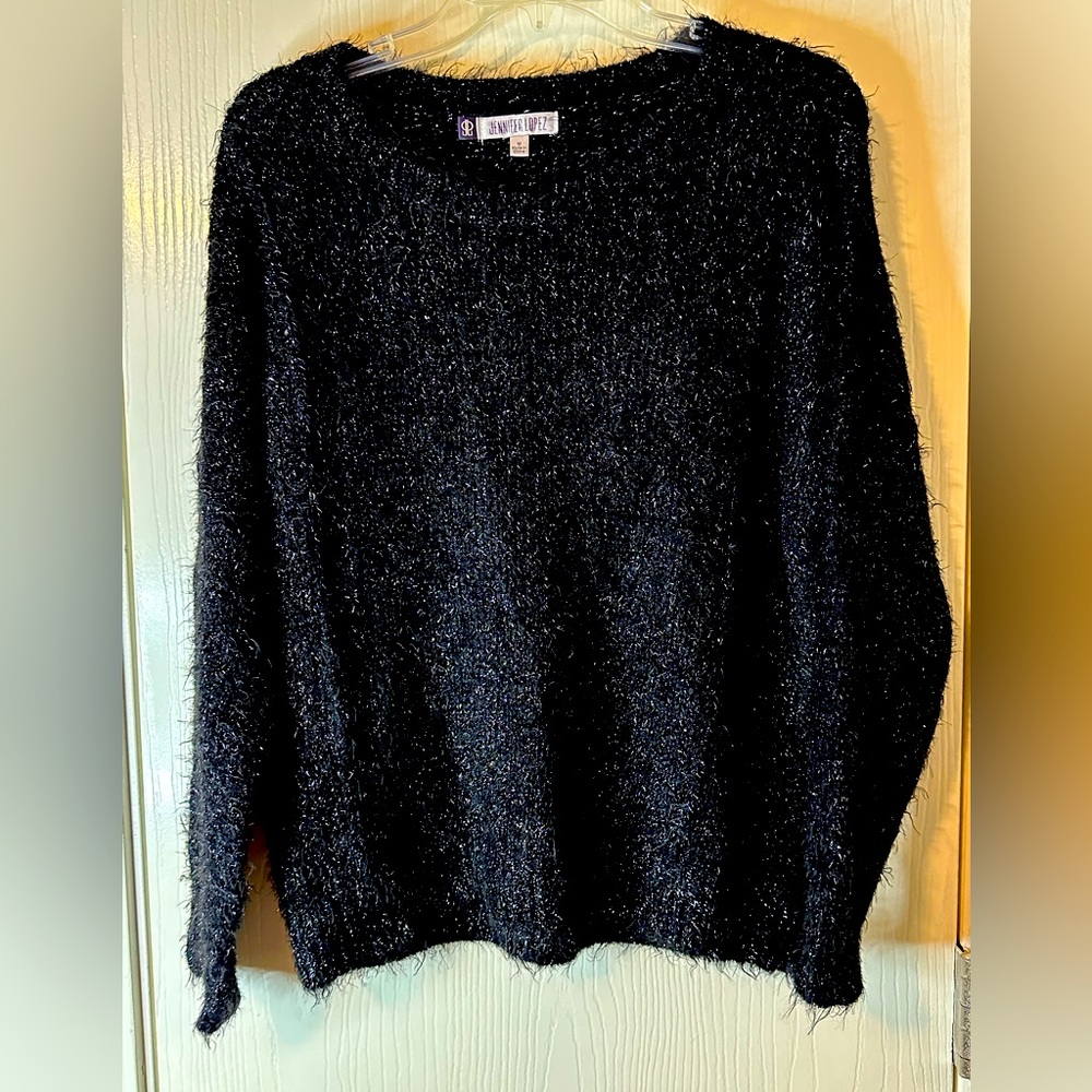 JENNIFER LOPEZ CARDIGAN SCOPE NECK SWEATER